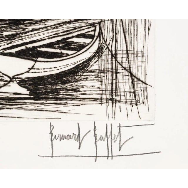 Drypoint on vellum paper. Hand signed lower right by Bernard Buffet. Hand numbered 50/120 lower left. Image size: 18.625 x...