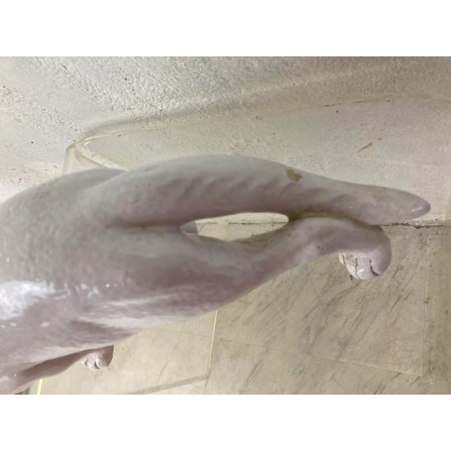 Vintage Italian Terracotta Cat For Sale - Image 4 of 11