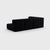 Contemporary Flexible Small Corner Sofa by Ambivalenz, Set of 9 For Sale - Image 3 of 5