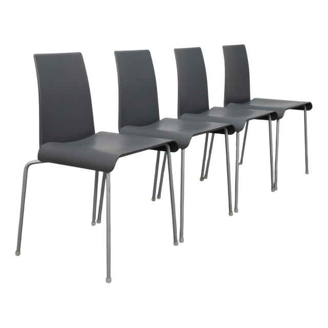 Vintage Dining Chairs from B&B Italia, 1990s, Set of 4 For Sale