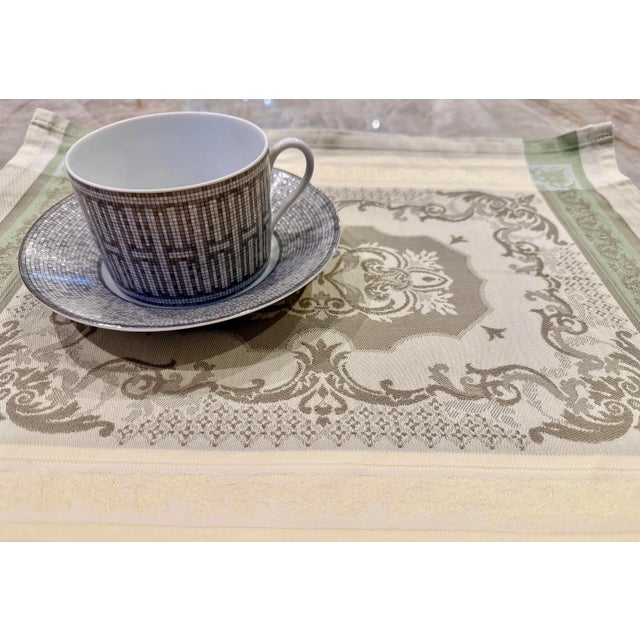 Textile Jacquard French Placemats, S/10 For Sale - Image 7 of 7