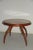 Wood Round Italian Table with Curved Legs, 1940s For Sale - Image 7 of 7
