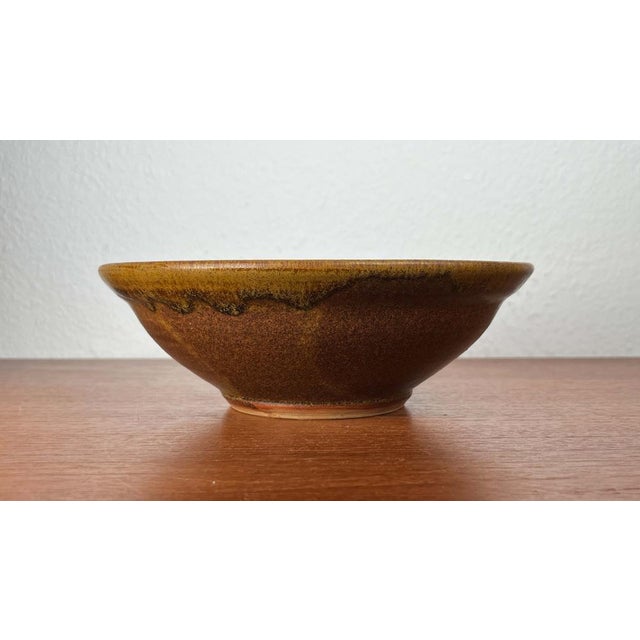 Beige Mid-Century Modern German Studio Pottery Jug and Bowl from Trenck Keramik Kellinghusen, 1960s, Set of 2 For Sale - Image 8 of 18