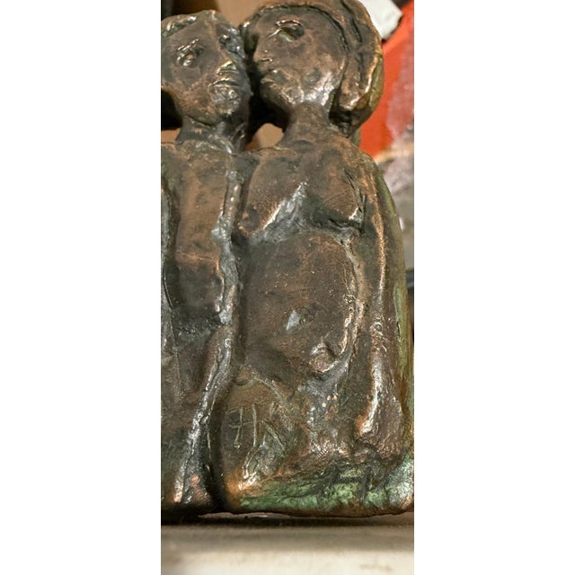 Frank Kleinholz, Bronze Sculpture Marble Base Wpa Artist Nyc Frank Kleinholz American Modernist For Sale - Image 11 of 12