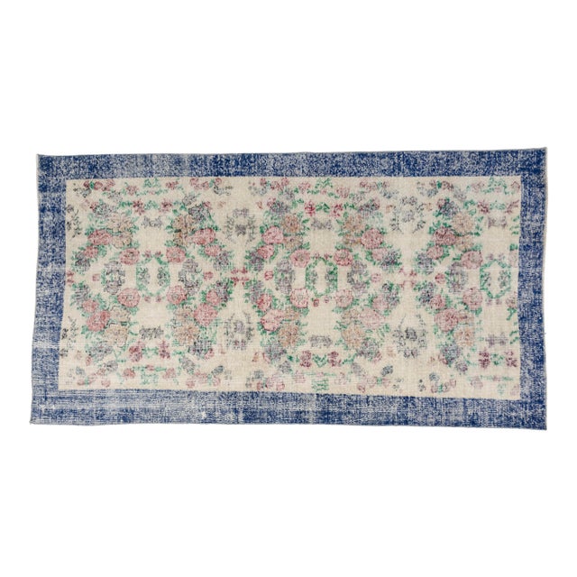 1960s Anatolian Decorative Tribal Carpet For Sale