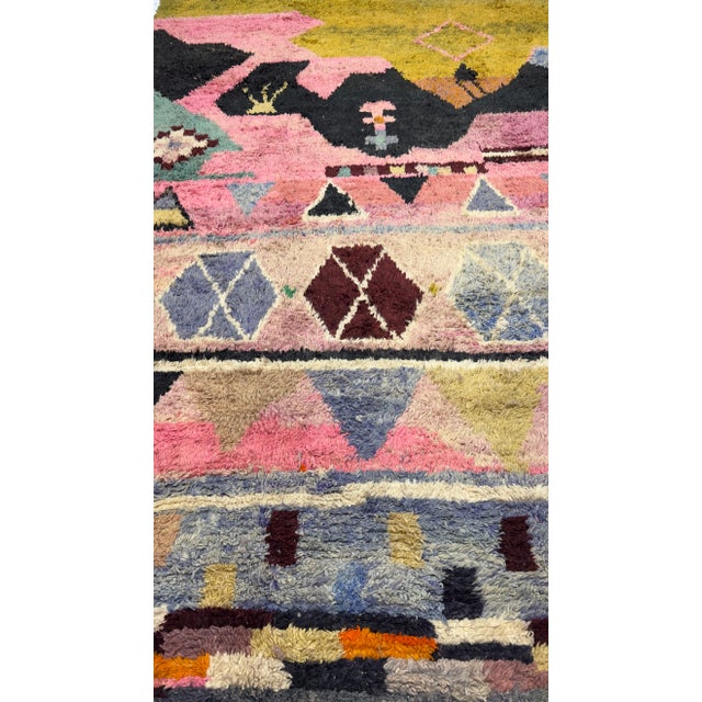 Mid Century Moroccan Rug 9’9" X 12’8" For Sale - Image 9 of 9