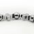 Religious Cross Beaded Silver Hematite Stone Men Bracelet For Sale - Image 3 of 6