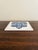 French Country Dutch Delft Blue and White Porcelain Tile With Heraldic Coat of Arms For Sale - Image 3 of 4