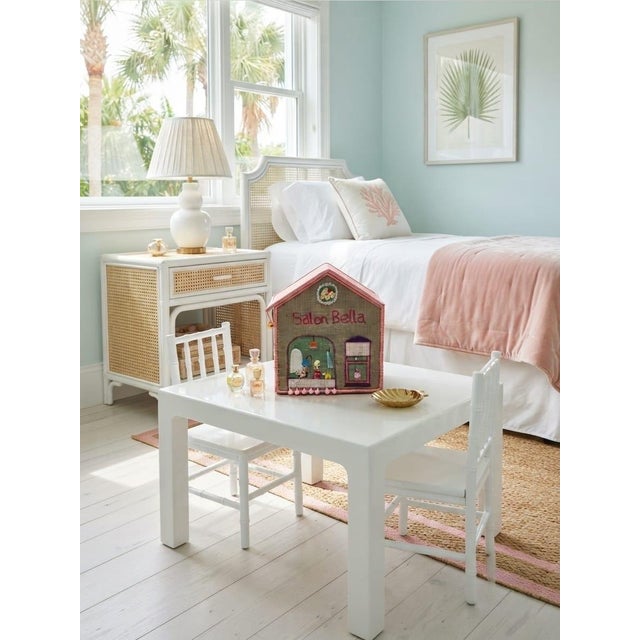 Vintage "Salon Bella" House-Shaped Toy Storage Box For Sale - Image 12 of 12