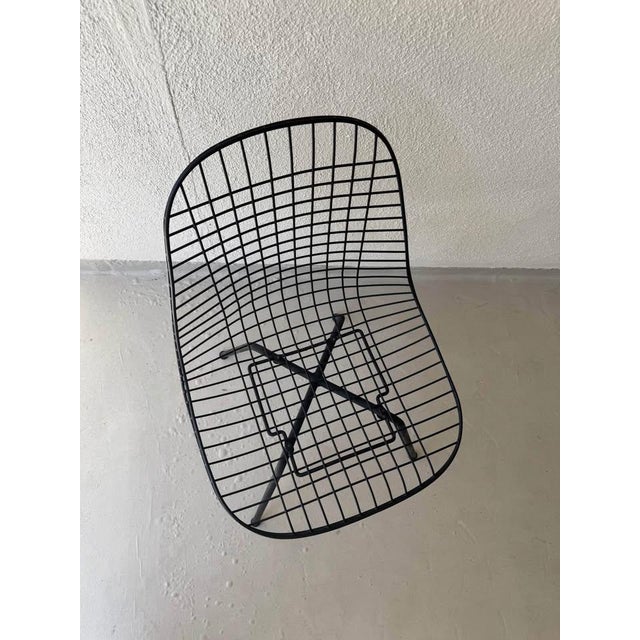 Mid-Century Modern Vintage Eames 1st Generation LKX Wire Chair For Sale - Image 3 of 6