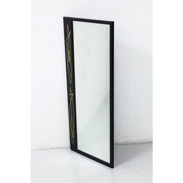 Swedish Mirror, 1950s For Sale - Image 4 of 4