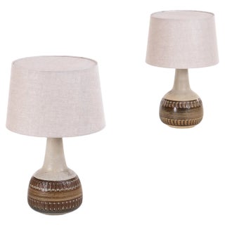 Table Lamps attributed to Søholm Keramik, Denmark, 1960s, Set of 2 For Sale
