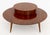 Mid-Century Modern Mahogany Circular Cocktail Table For Sale - Image 4 of 11