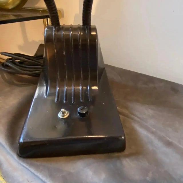 1960s 1960s Industrial Italian Metal Desk Lamp For Sale - Image 5 of 12