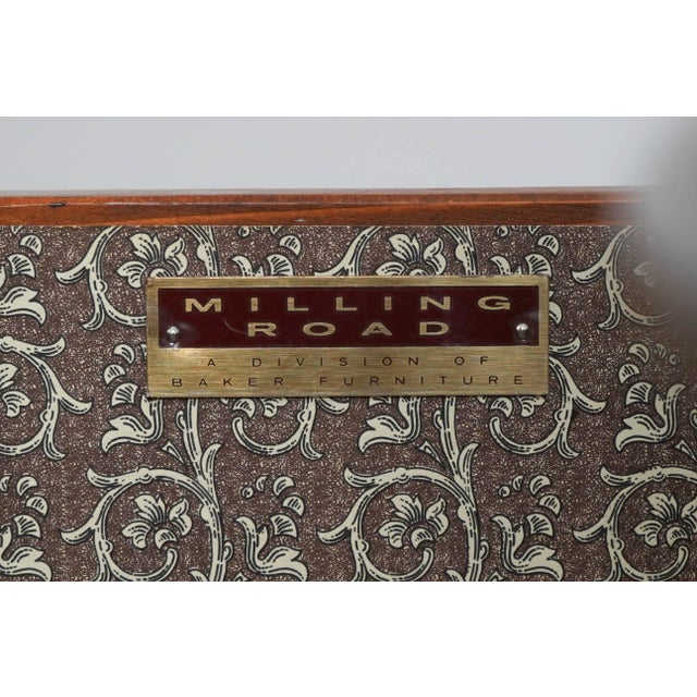Baker Milling Road Continental Serpentine Console Table For Sale - Image 17 of 18