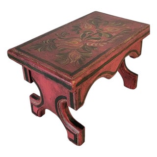 20Thc Original Painted Child's Stool For Sale