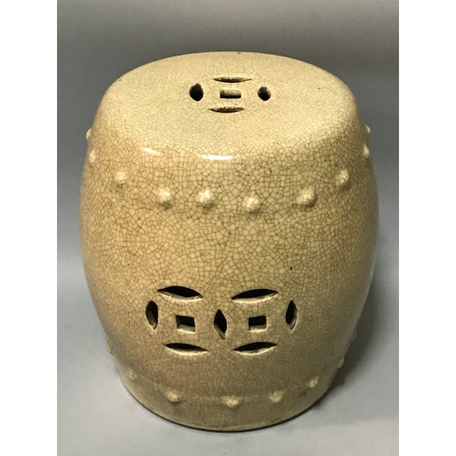 Late 20th Century Chinese Art Crackled Porcelain Garden Stool For Sale In New York - Image 6 of 6