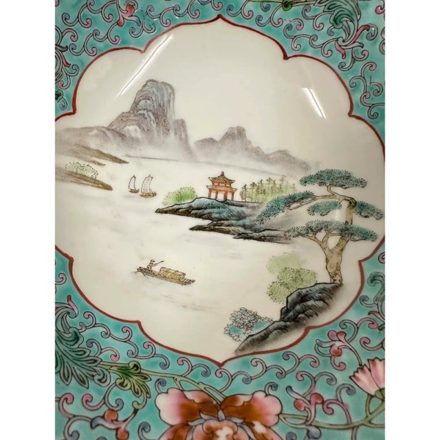 Mid 20th Century Mid 20th-Century Chinese Famille Rose Porcelain Bowl For Sale - Image 5 of 12