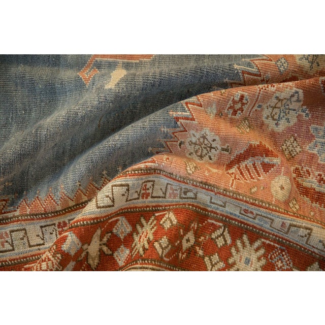 Old New House Antique Distressed Karabagh Rug Runner - 5'2" x 10'7" For Sale - Image 4 of 12