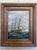 Framed Nautical Seascape Oil Painting Signed K. Dossi Maritime Ship Artwork For Sale - Image 4 of 10