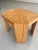 Postmodern Octagonal Split Reed Side Table For Sale In Chicago - Image 6 of 10