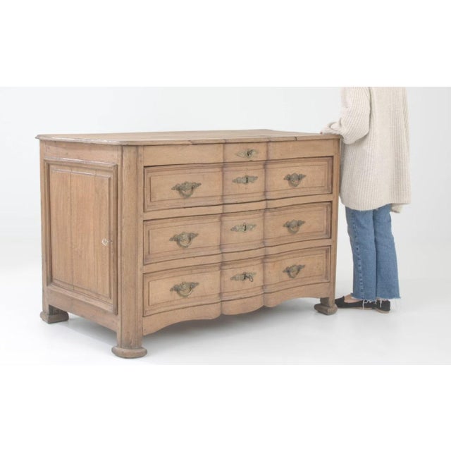 French 19th Century French Wooden Chest of Drawers For Sale - Image 3 of 6