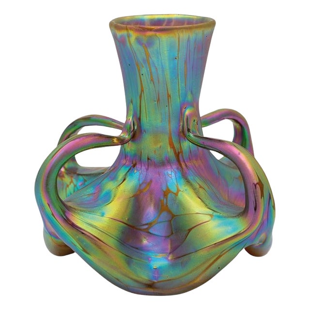 Art Nouveau Glass Vase PG 1/413 from Johann Loetz Witwe, Vienna, 1901 For Sale