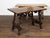 Brown Italian 18th Century Baroque Walnut Fratino Console Table with Carved Foliage For Sale - Image 8 of 12