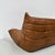 French Togo Sofa in Dark Cognac Leather attributed to Michel Ducaroy for Ligne Roset For Sale - Image 13 of 15