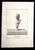 Ancient Roman Bust, from the series "Antiquities of Herculaneum", is an original etching on paper realized by Carlo Nolli...