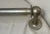 This lovely antique industrial nickel plated brass wall mount towel rack is a stylish and functional addition to any...