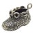 Vintage Italian Handmade Genuine Sterling Silver 925 Newborn Shoe Miniature / Pendant / Charm For Sale