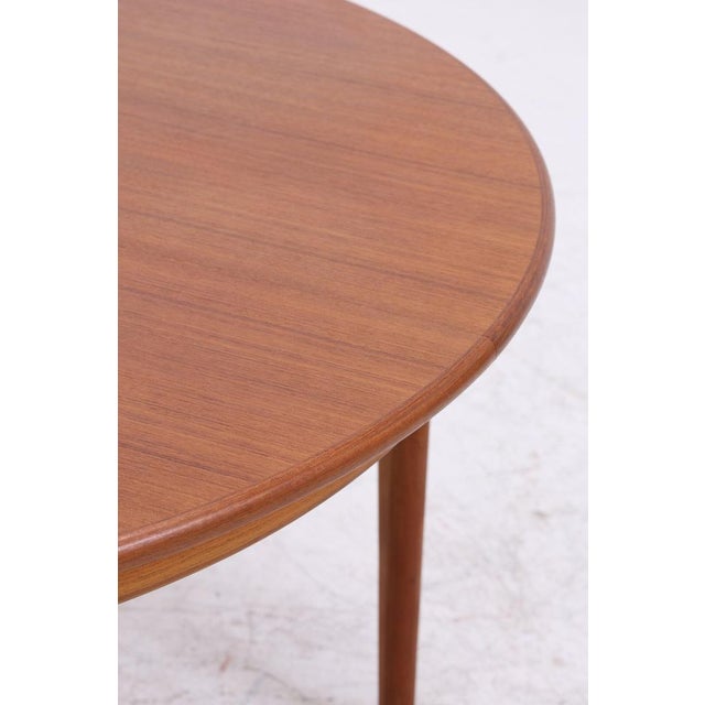 Vintage Danish Extendable Dining Table in Teak by Johannes Andersen, 1960s For Sale - Image 9 of 16
