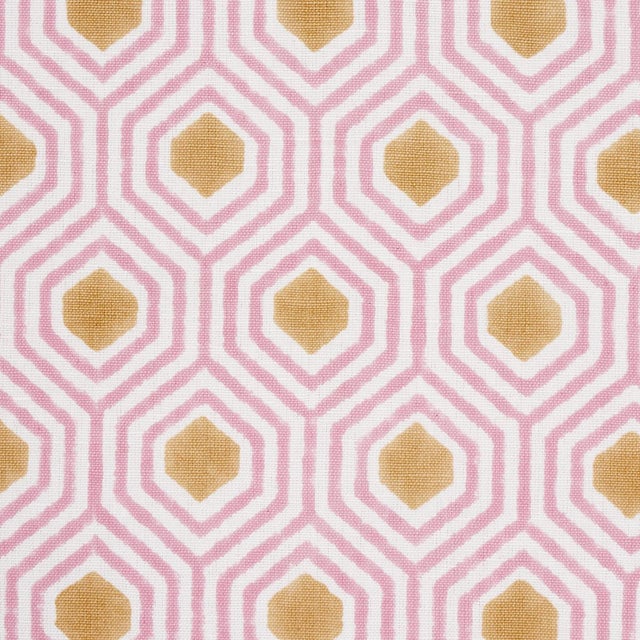 Otis a fun and cheerful geometric fabric that sits on the groovier side of preppy. Hand screen-printed in India on a...