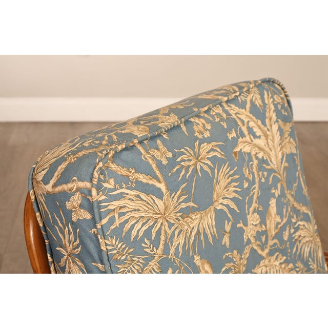 Paul Frankl Pair Of Pretzel Rattan Lounge Chairs For Sale - Image 14 of 18