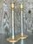 Chrome Vintage Boho Maitland-Smith Brass and Chrome Candlesticks- Set of 2 For Sale - Image 8 of 11