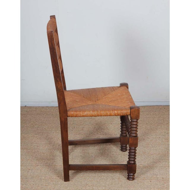 Chairs in the style of Charles Dudouyt, 1950, Set of 2 For Sale - Image 6 of 10