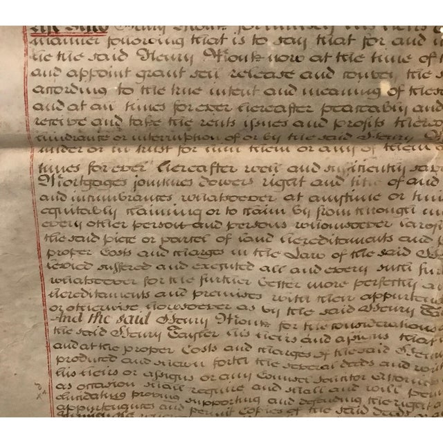 Early 19th Century Original Framed Land Indenture, England, 1810 For Sale - Image 9 of 10