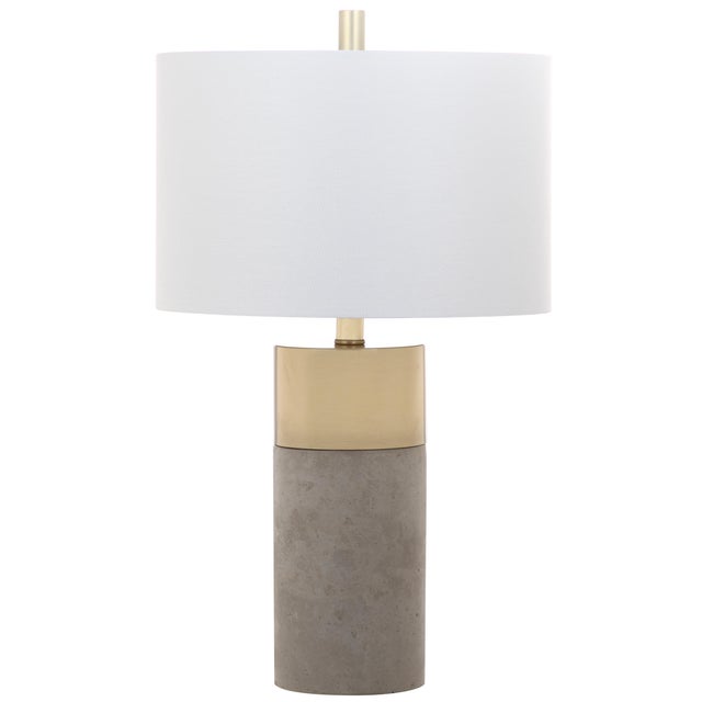 Inspired by the texture and form of modern sculpture, this contemporary table lamp lends depth and dimension to any living...