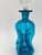Vintage Blue Kluk Kluk Glass Decanters attributed to Jacob Bang for Holmegaard, Denmark, 1962, Set of 3 For Sale - Image 9 of 16