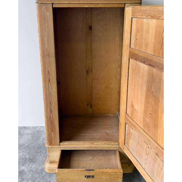 Antique European Pine Wardrobe For Sale In Portland, OR - Image 6 of 15