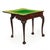 Rare English George III Antique Mahogany Card Game Table Circa 1760 For Sale - Image 4 of 18