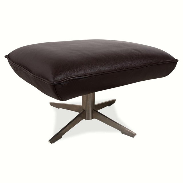 Brown Leather Fenja Stool from Koinor For Sale - Image 13 of 13