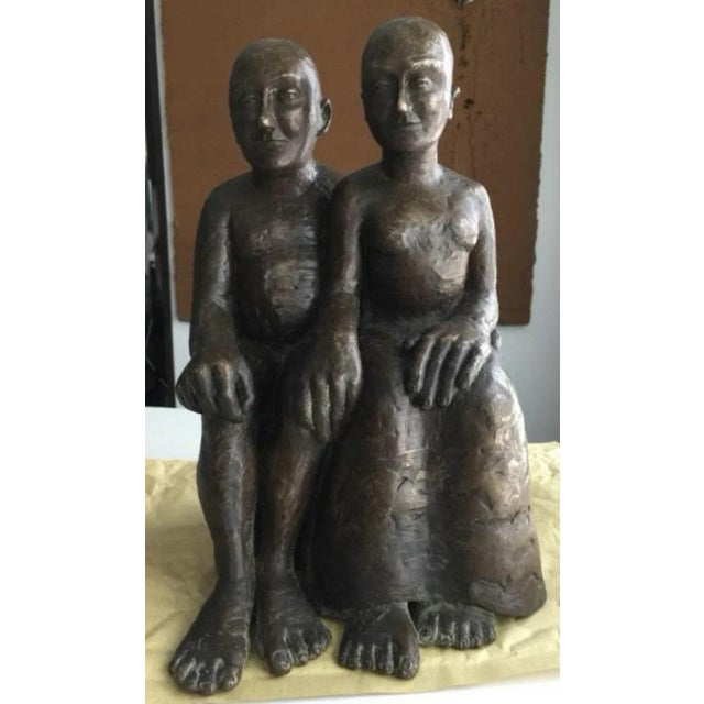K.P., Figurative Sculpture, 1991, Bronze For Sale - Image 3 of 11