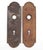 Reclaimed Classic Brass Passage Door Knob Set For Sale - Image 6 of 6