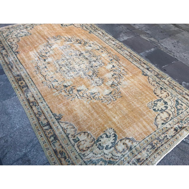 1960s Vintage Handmade Nomadic Area Rugs- 5′6″ × 9′3″ For Sale - Image 9 of 11