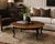 A dramatic reimagining of a classic French Provincial oval coffee table, this piece has been refinished in a sophisticated...