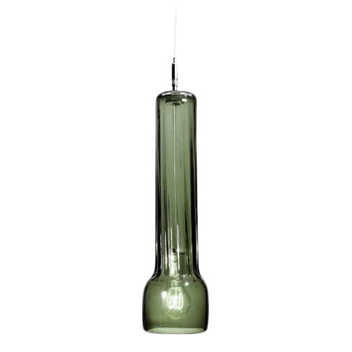 Beam Pendant Light from the Flashlight Collection in Emerald For Sale