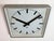 Large Grey Square Wall Clock from Pragotron, 1970s For Sale - Image 4 of 18