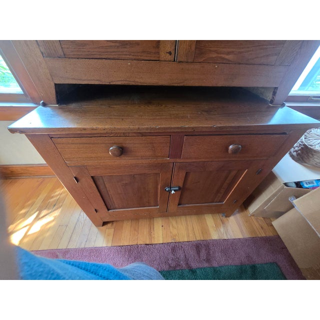Sienna 19th Century Step-Back Hutch For Sale - Image 8 of 11